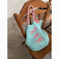Large Capacity Straw Tote Bag, Woven Beach Shoulder Bag for Summer Vacation