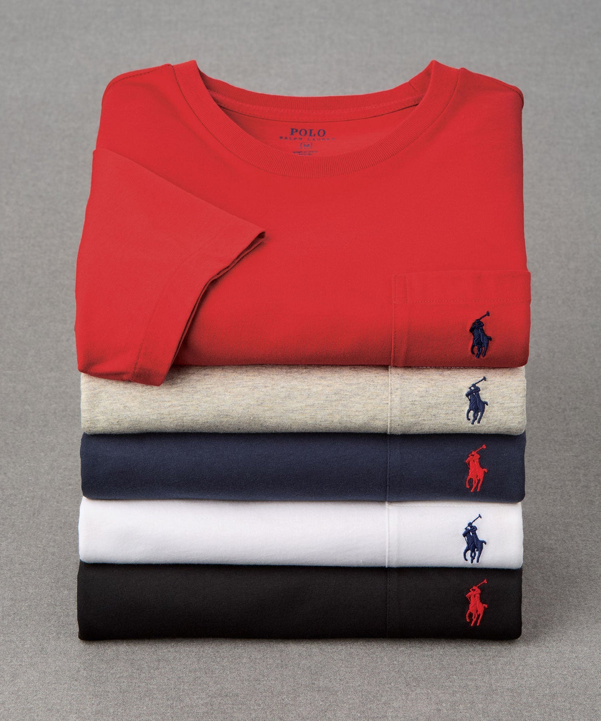 Polo Ralph Lauren Short Sleeve Solid Pocket Crewneck Tee Shirt