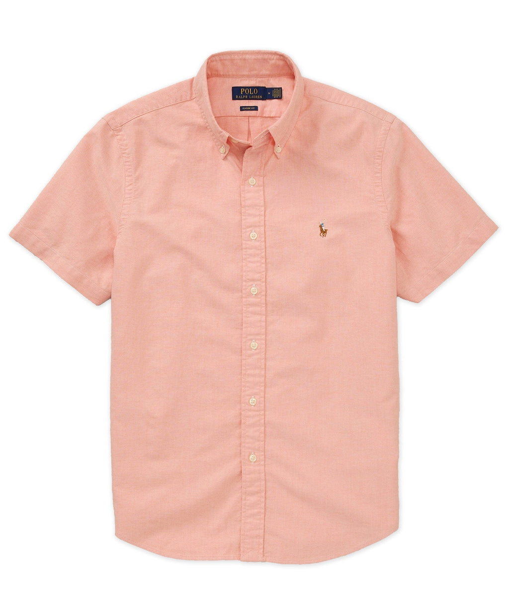 Polo Ralph Lauren Short Sleeve Solid Oxford Sport Shirt