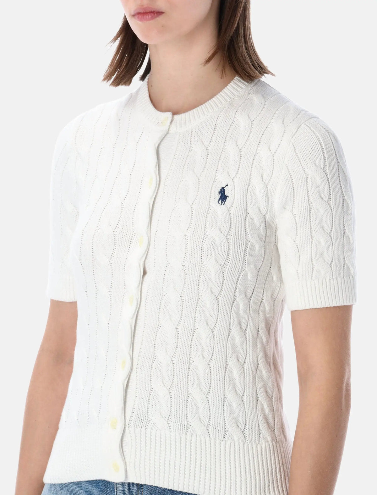 Polo Ralph Lauren cable-knit cotton cardigan