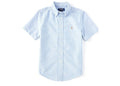 Polo Ralph Lauren Boys Short Sleeve Oxford Sport Solid Shirt Blue