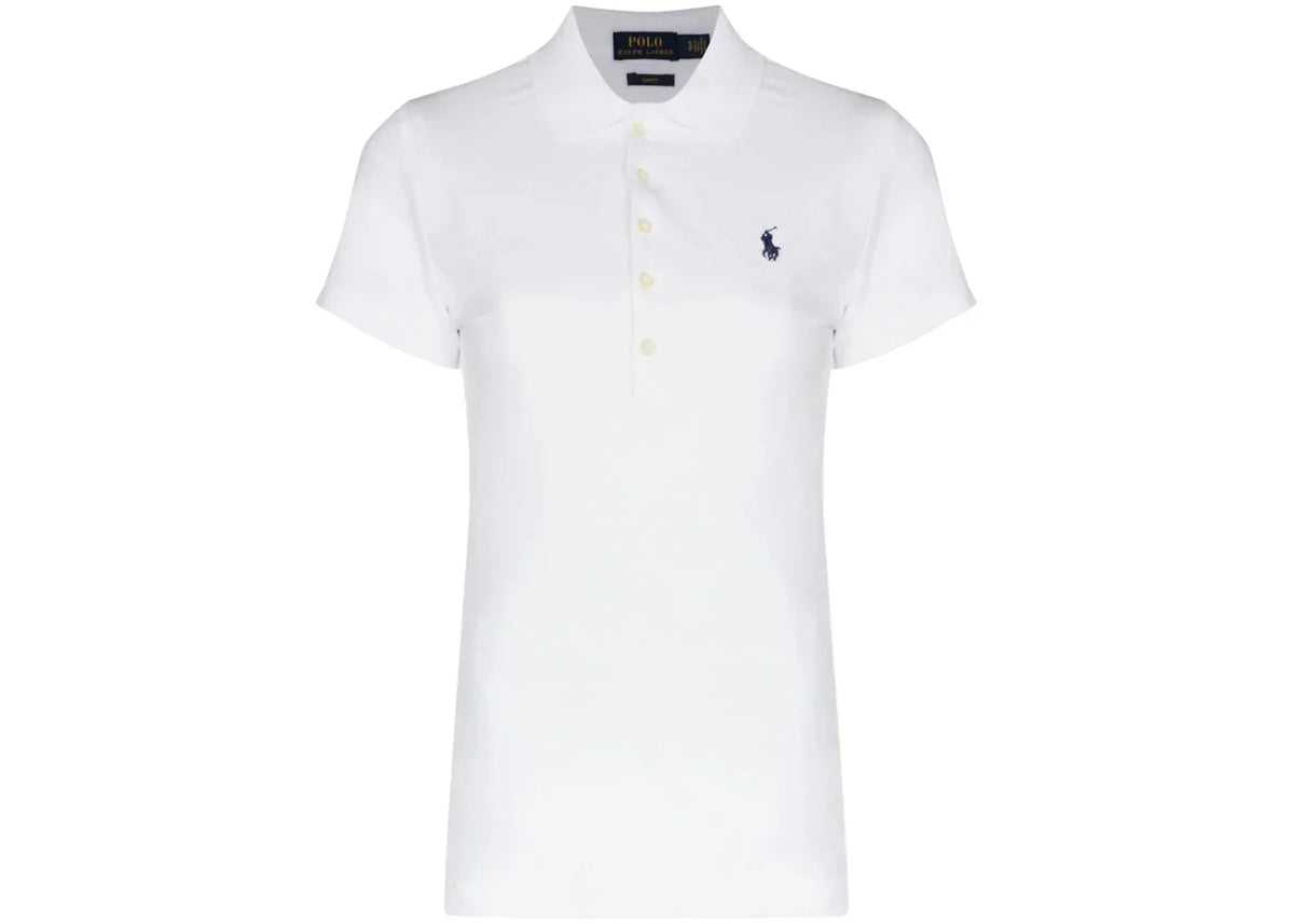 Polo Ralph Lauren Julie Slim SS Polo Shirt White