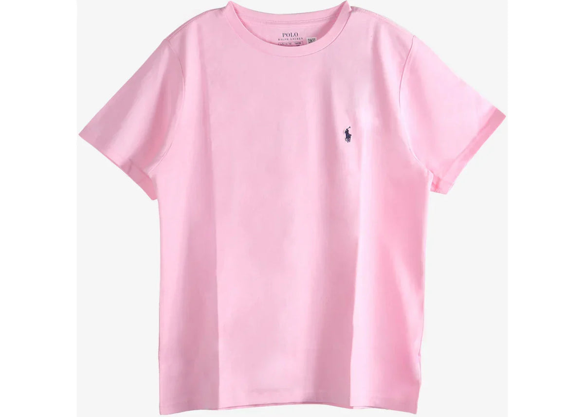Polo Ralph Lauren Short Sleeve Cotton Jersey Crewneck T-shirt Carmel Pink