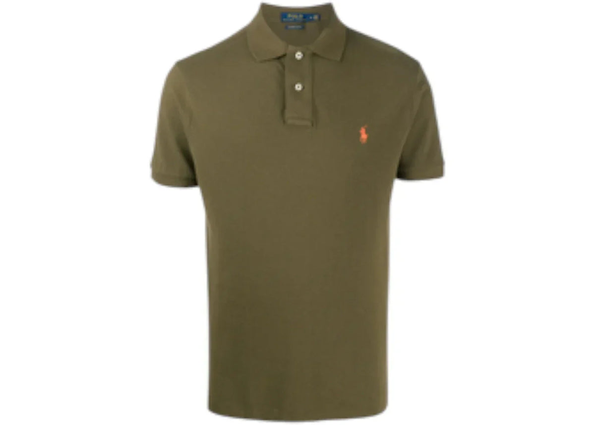 Polo Ralph Lauren Short-Sleeve Slim Fit Mesh Polo Canopy Olive