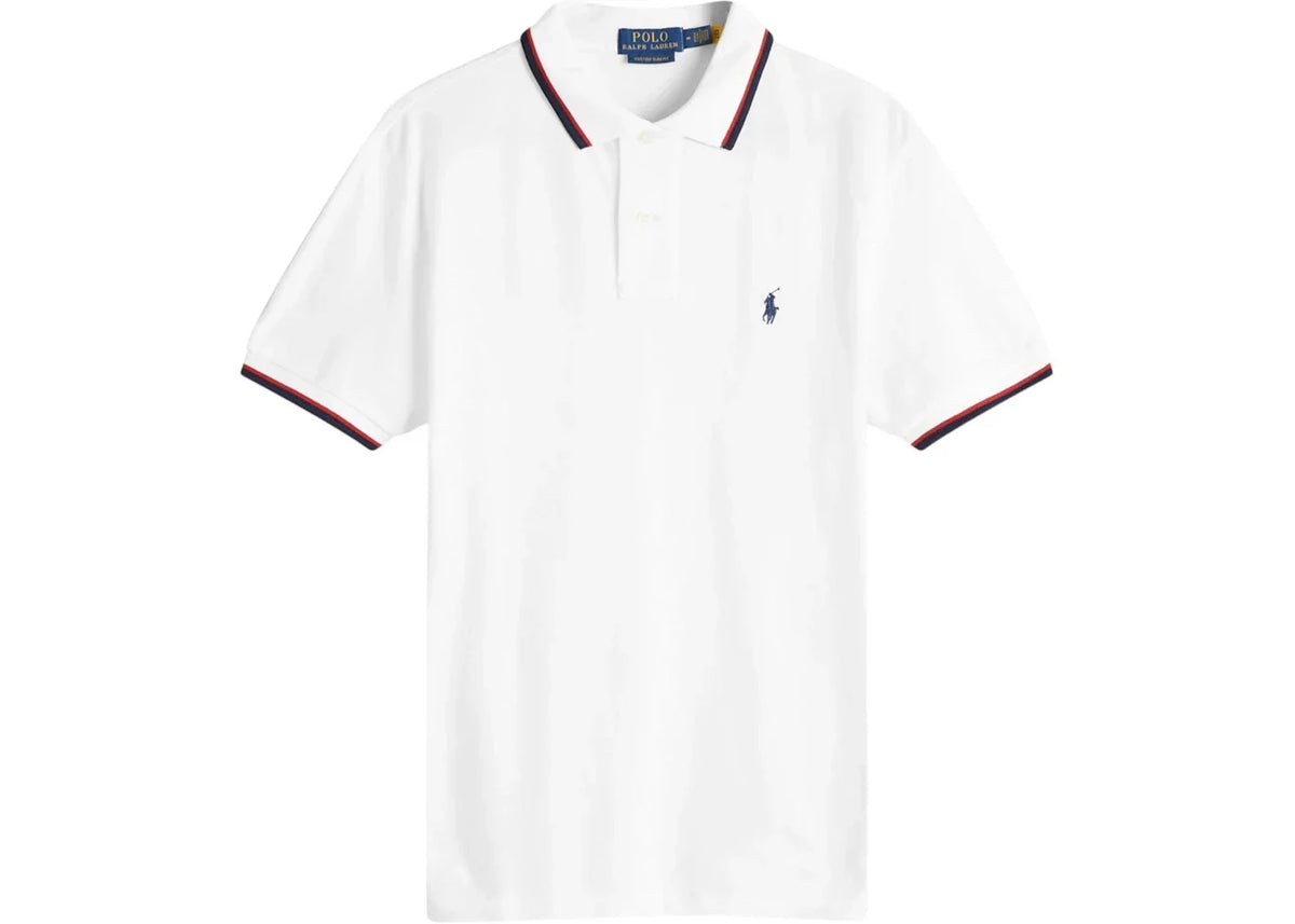 Polo Ralph Lauren Tipped Polo Shirt White