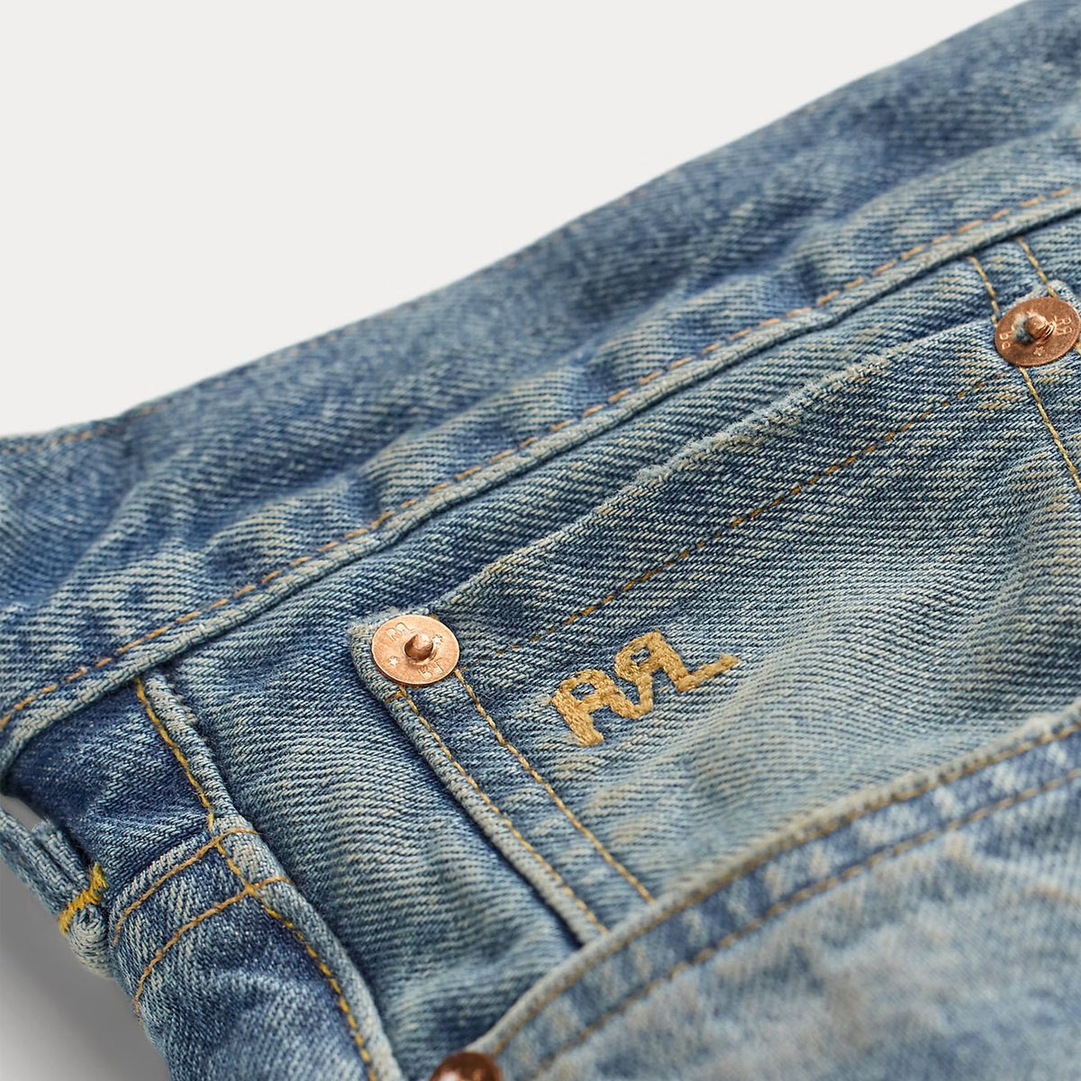 RRL By Ralph Lauren Vintage 5 Pocket Midlands Selvedge Jean Midlands Wash