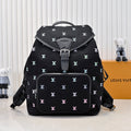 LLP196 Leather Bag 32-40-19CM Embroidery Travel Bags