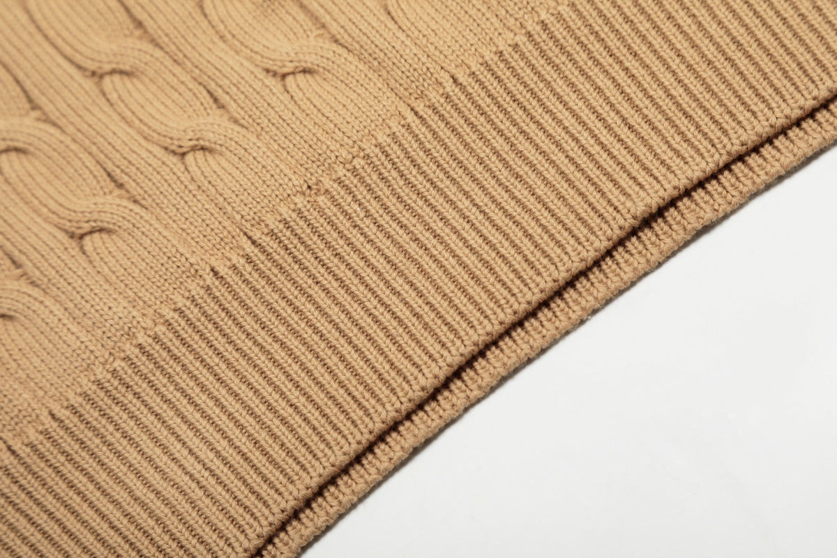 RALPH LAUREN SHORT-SLEEVE POLO KNIT SWEATER STYLE 433