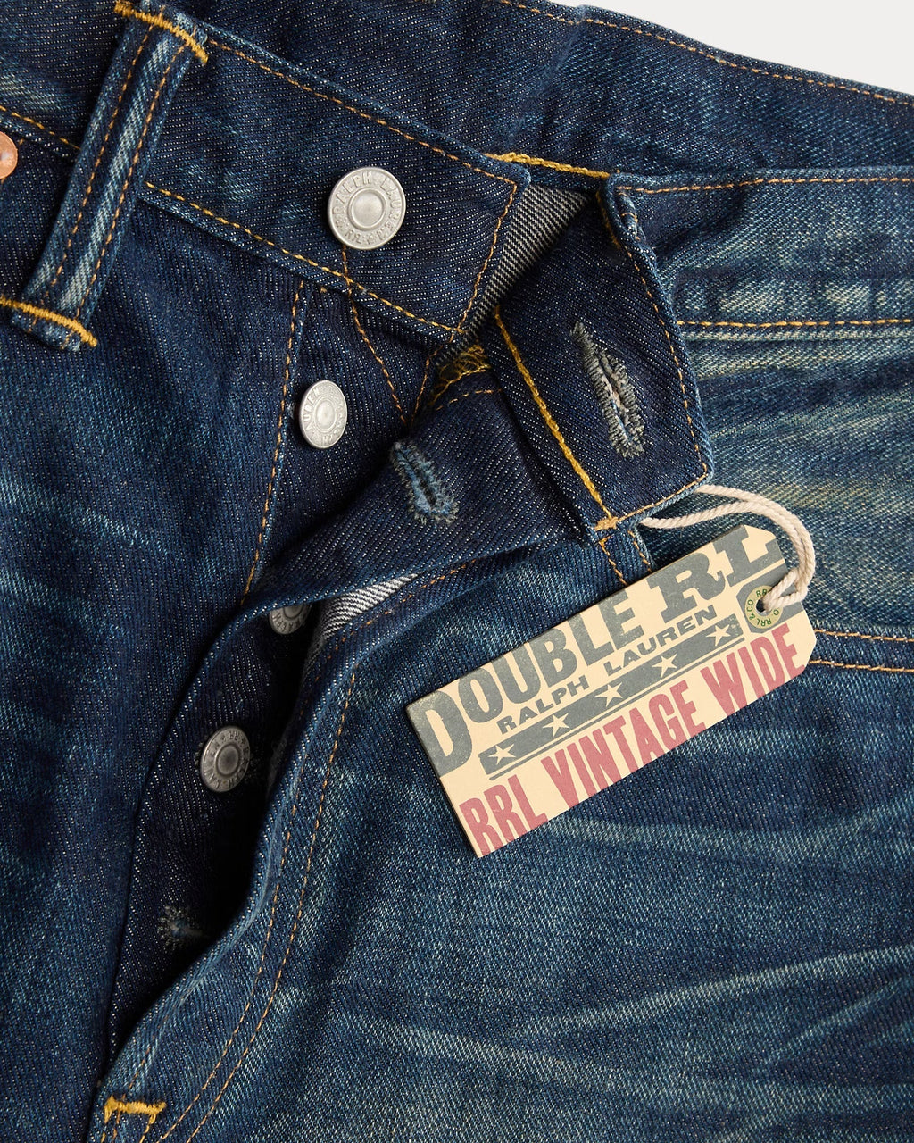 Double RL - Vintage Wide Fit Distressed Kenley Jean - Kenley Wash