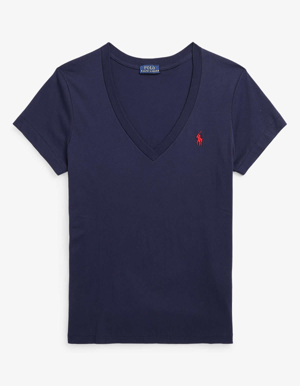 V Neck Short Sleeve T-Shirt - Cruise Navy